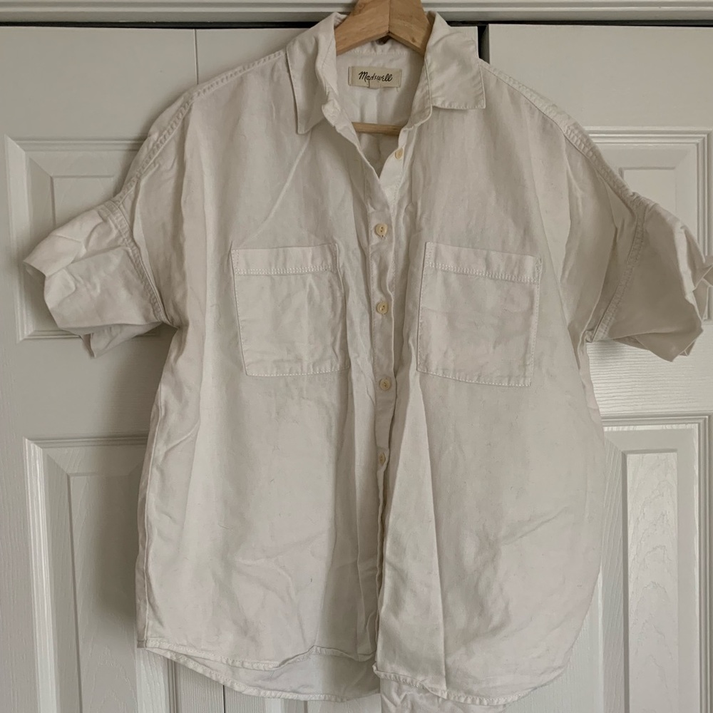 Madewell Courier Shirt, Size S